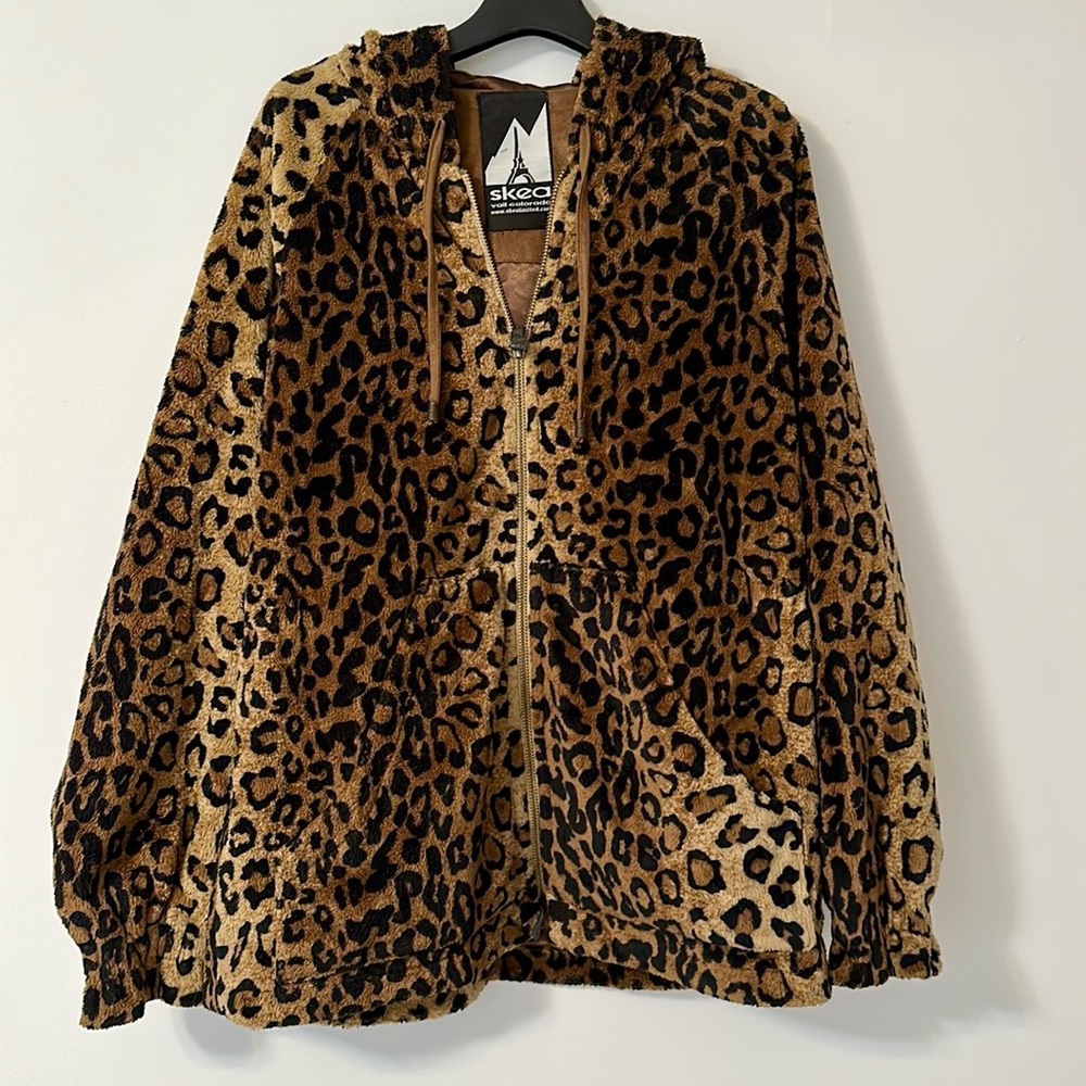 Skea Vail Colorado Women’s Jacket Leopard Print Size S
